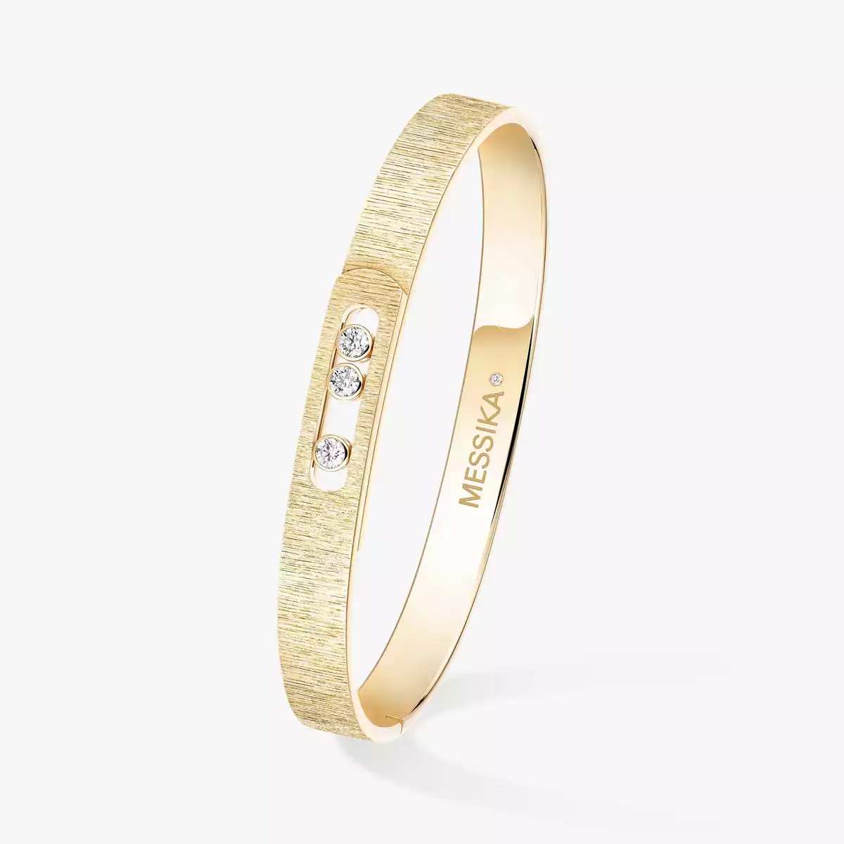Move Noa CiselÃ© Bangle -Yellow Gold Diamond Bracelet