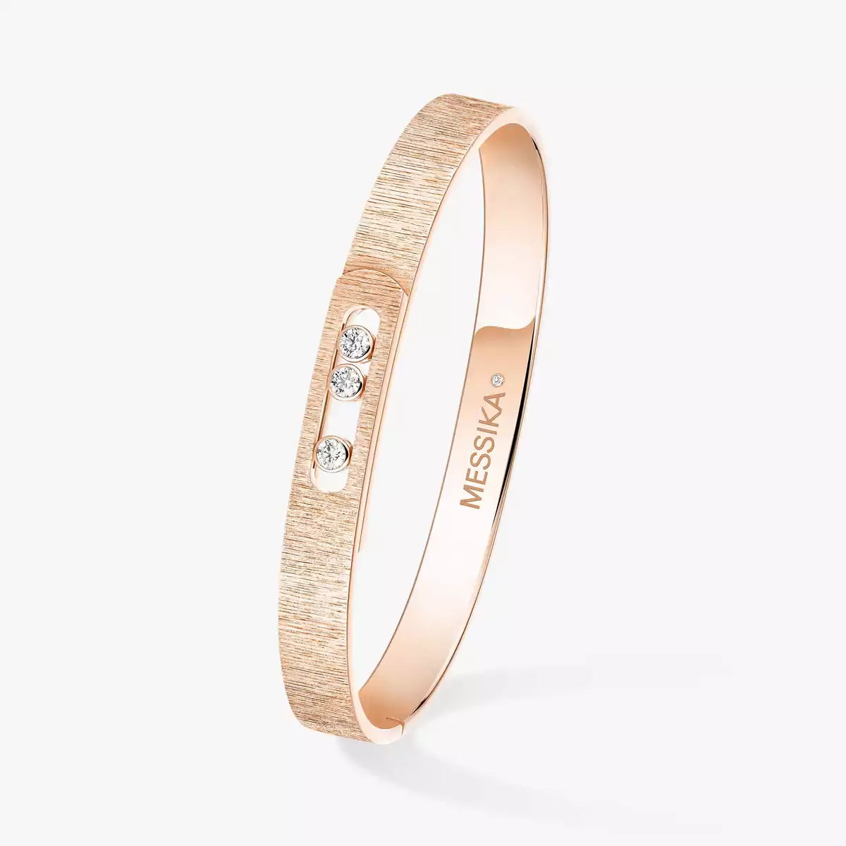 Move Noa CiselÃ© Bangle -Pink Gold Diamond Bracelet