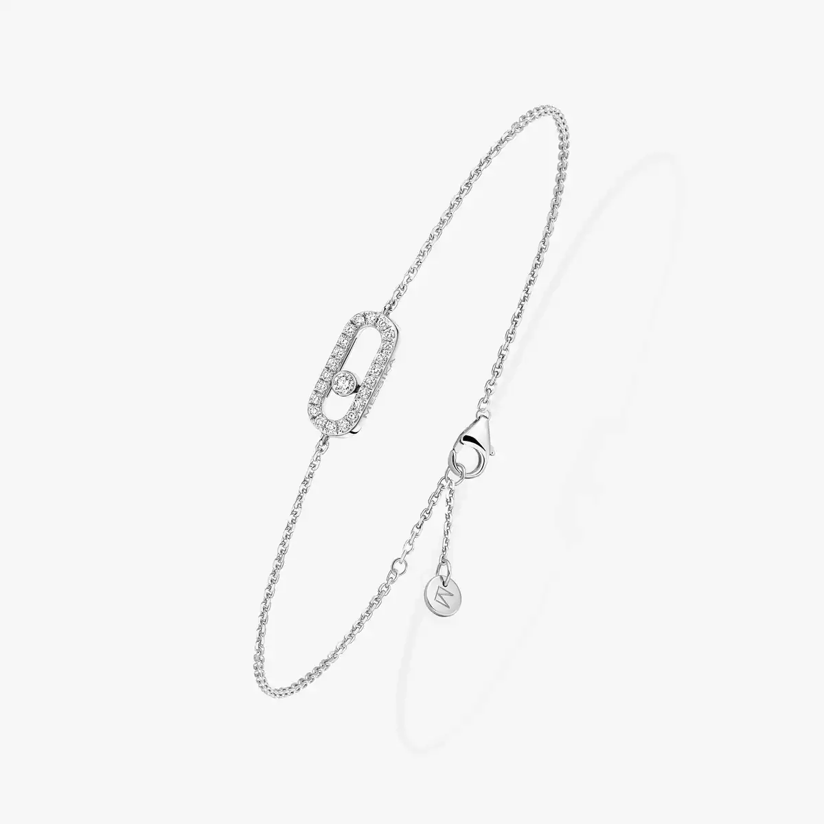 Messika CARE(S) PavÃ© Children's Bracelet -White Gold Diamond Bracelet