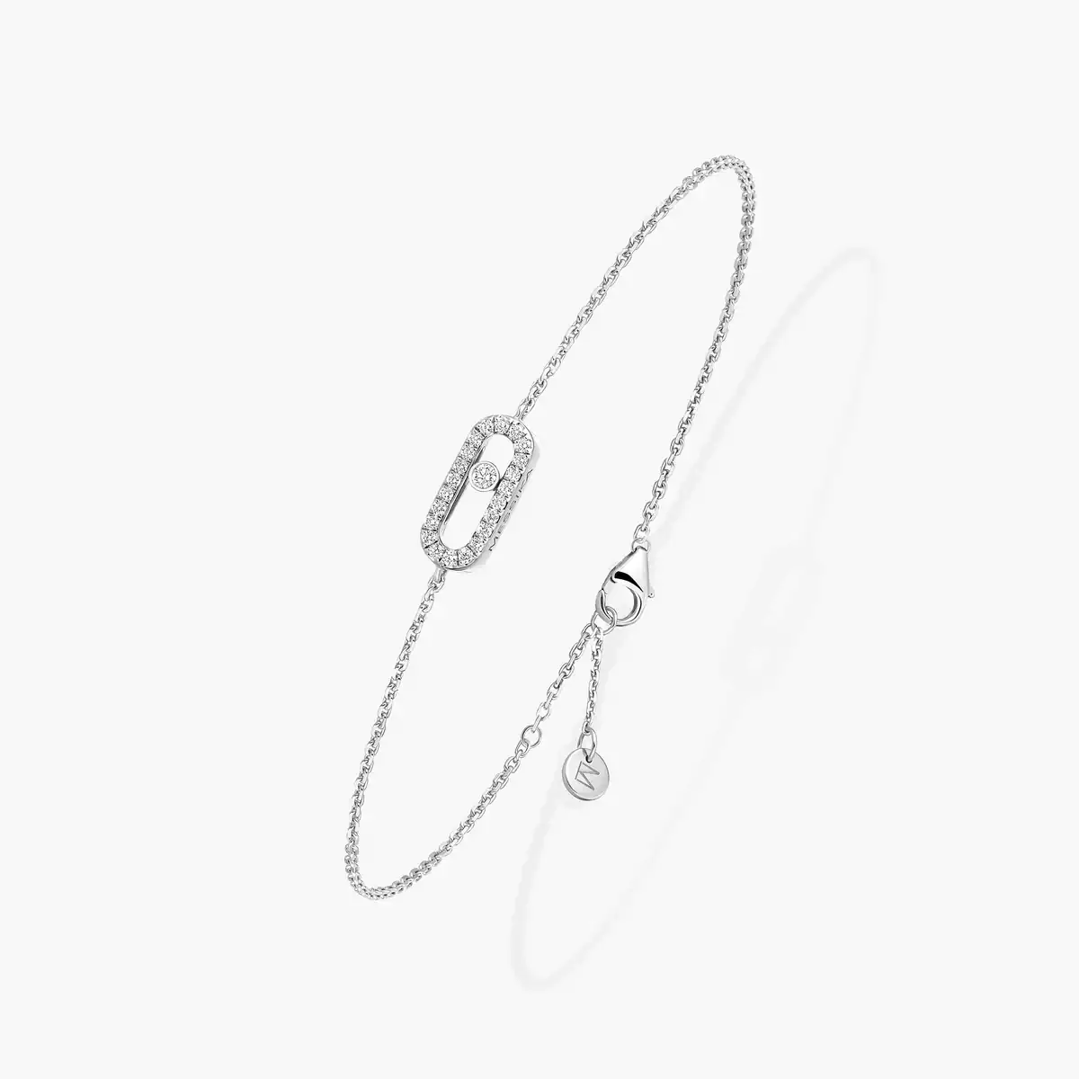 Messika CARE(S) PavÃ© Bracelet -White Gold Diamond Bracelet