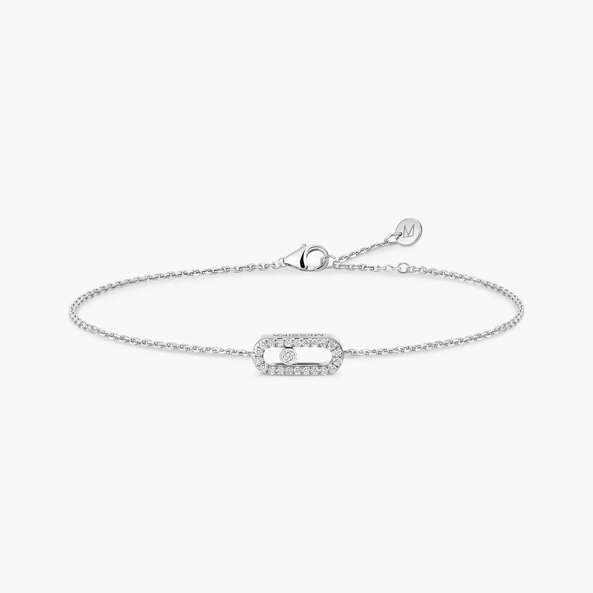 Messika CARE(S) Pavé Bracelet -White Gold Diamond Bracelet
