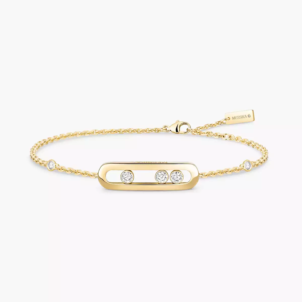 Baby Move -Yellow Gold Diamond Bracelet