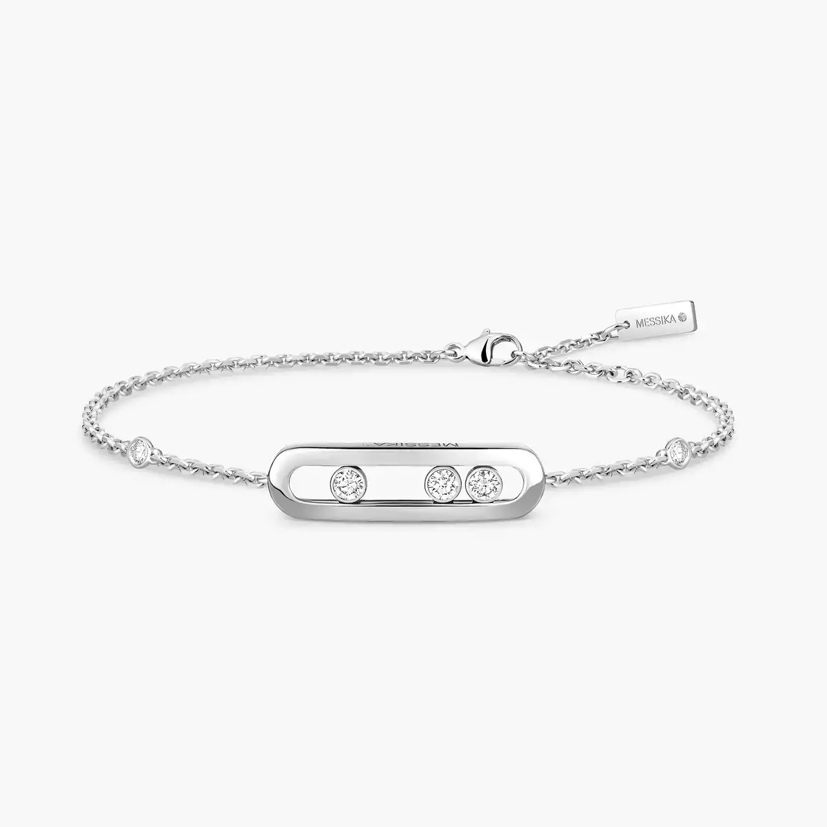 Baby Move-White Gold Diamond Bracelet