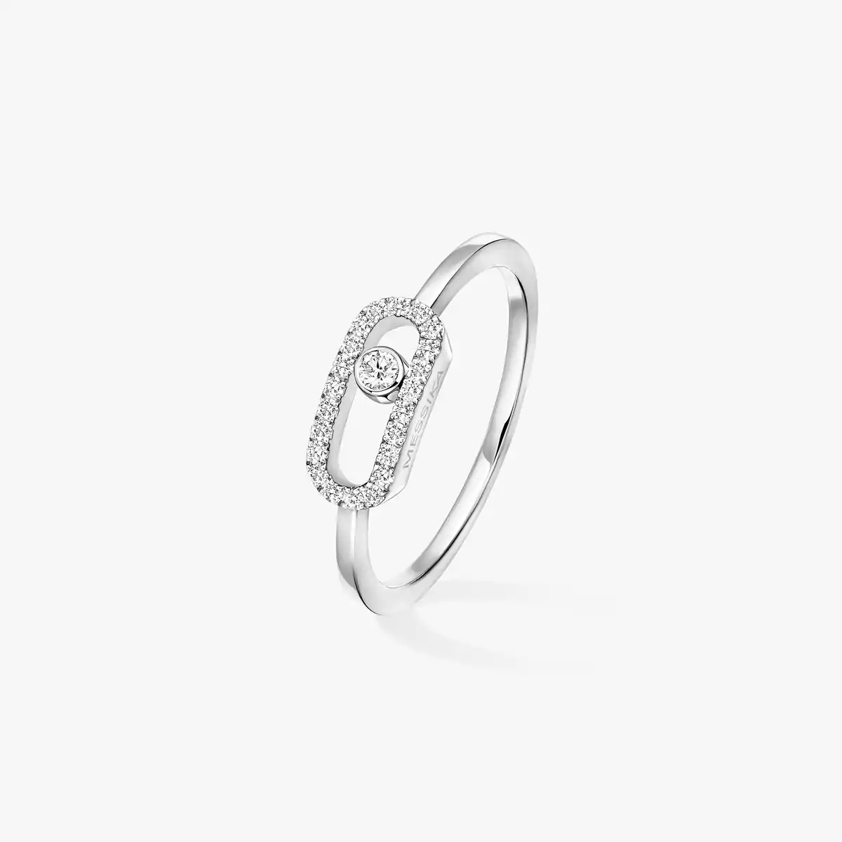 Move Uno -White Gold Diamond Ring