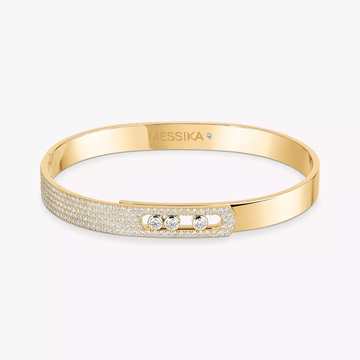Move Noa Semi-Pavé Bangle Large Size -Yellow Gold Diamond Bracelet 1 448-move-noa-semi-pav-bangle-large-size-yellow-gold-diamond-bracelet-1.webp