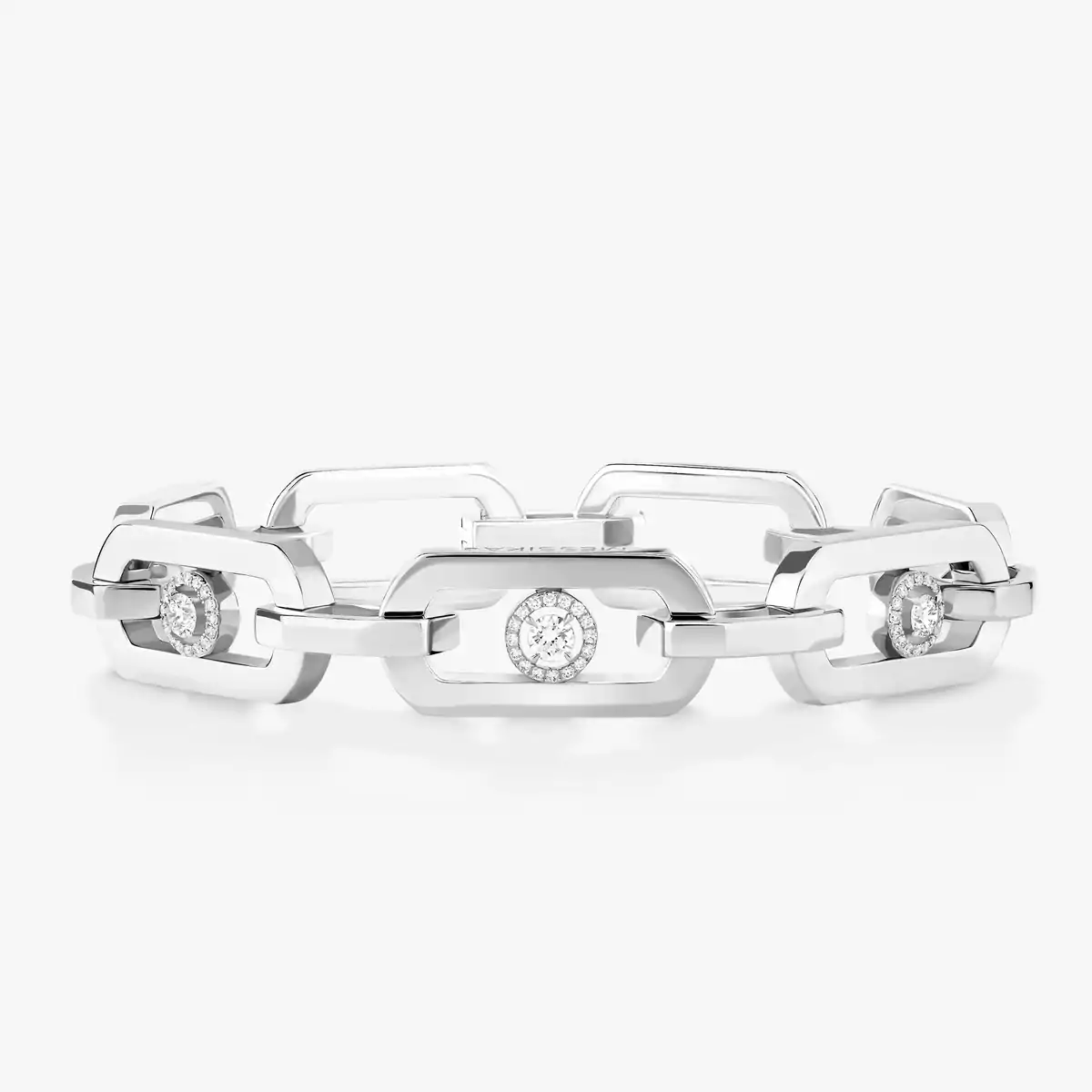 So Move XL -White Gold Diamond Bracelet