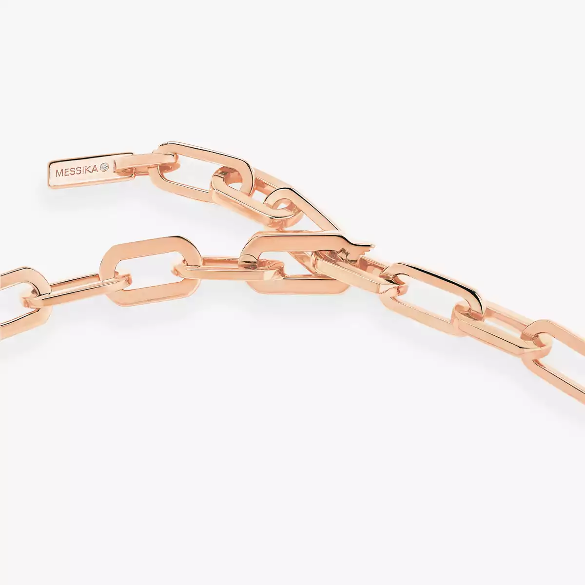 Move Link -Pink Gold Diamond Necklace
