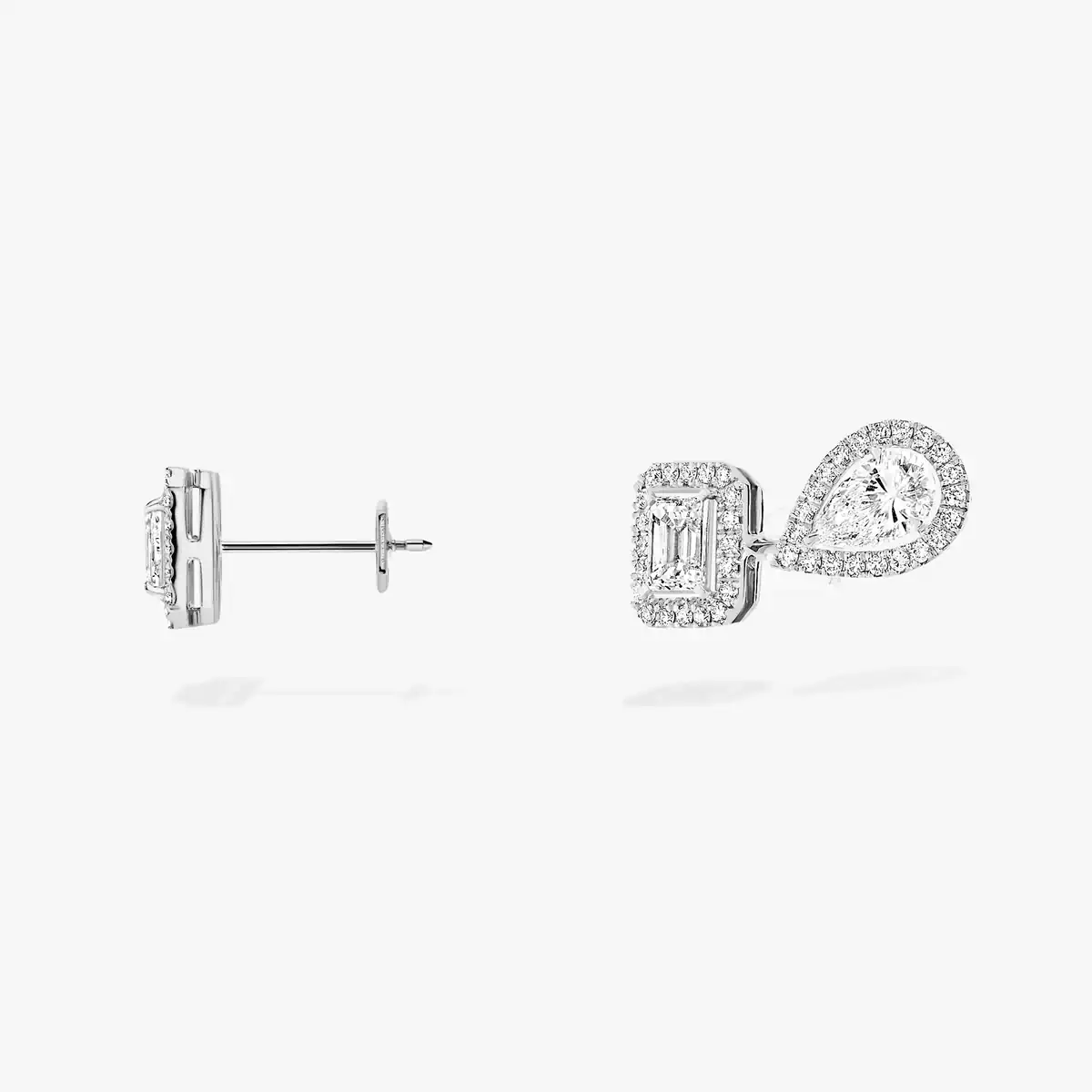My Twin 1+2 0.20 ct x3 -White Gold Diamond Earrings
