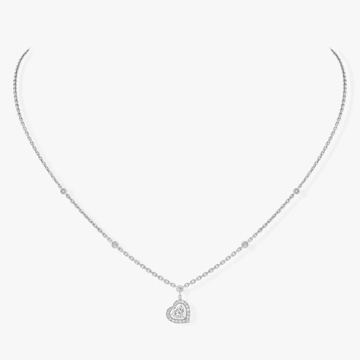 Joy 0.15ct -White Gold Diamond Necklace