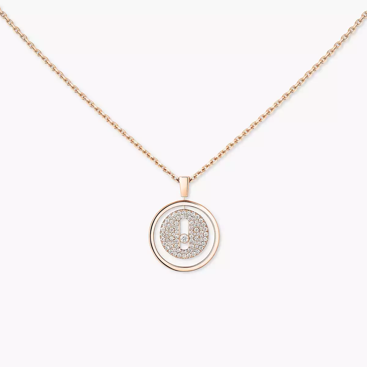 Lucky Move SM Pavé -Pink Gold Diamond Necklace 1 637-lucky-move-sm-pav-pink-gold-diamond-necklace-1.webp