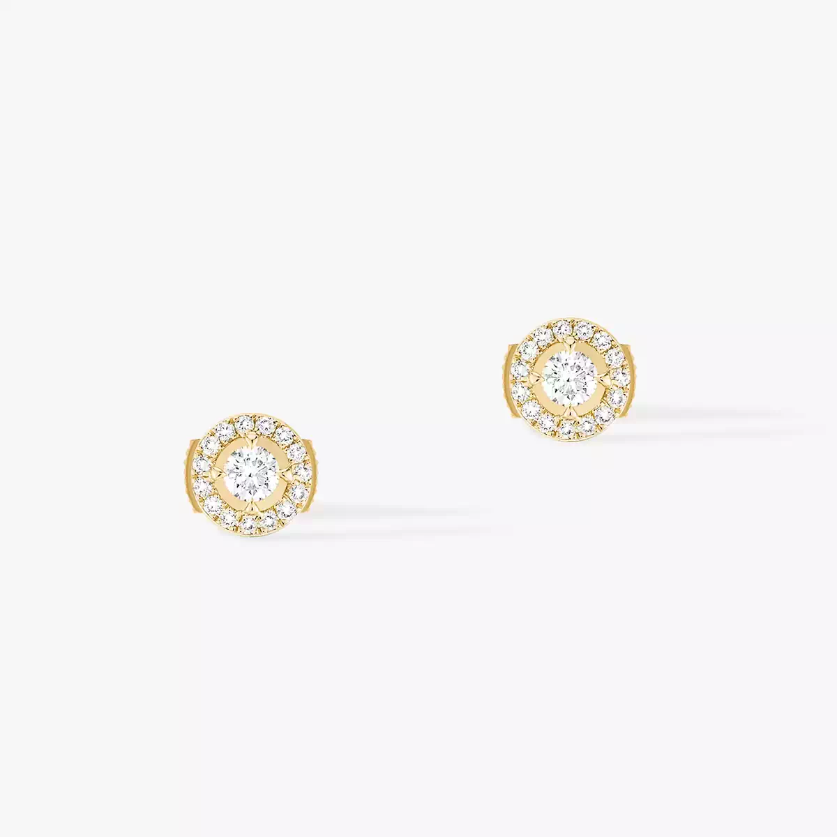 Joy 0.10ct -Yellow Gold Diamond Earrings