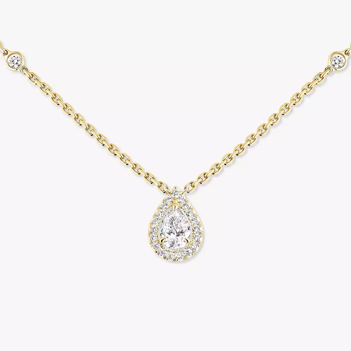 Joy 0.25ct -Yellow Gold Diamond Necklace