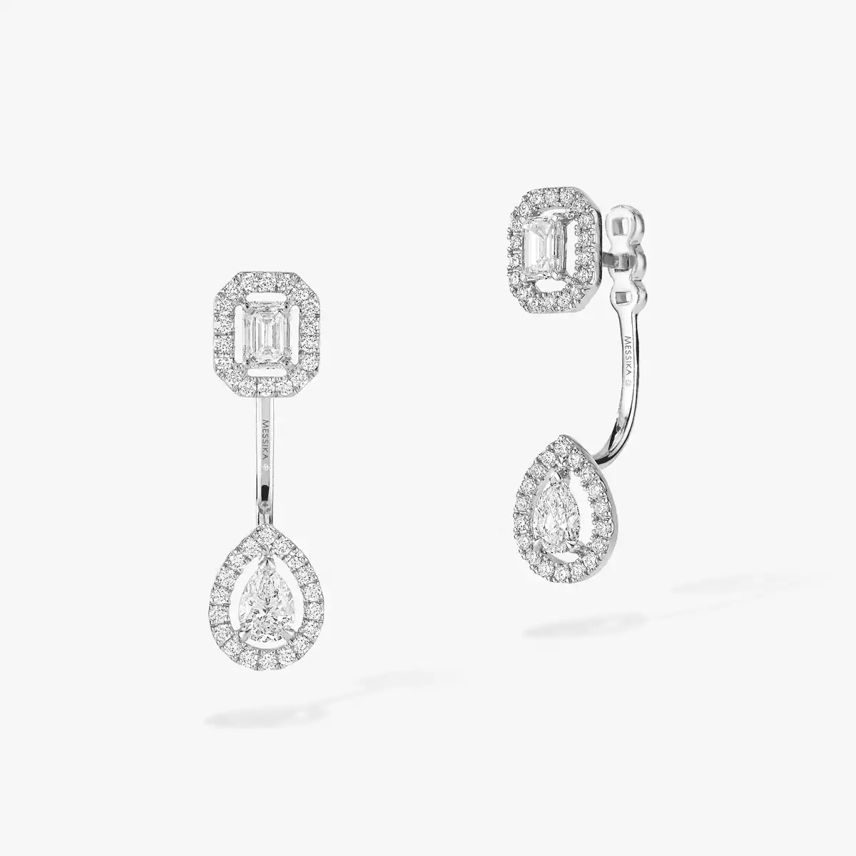 My Twin Toi & Moi 0.15ct x2 -White Gold Diamond Earrings