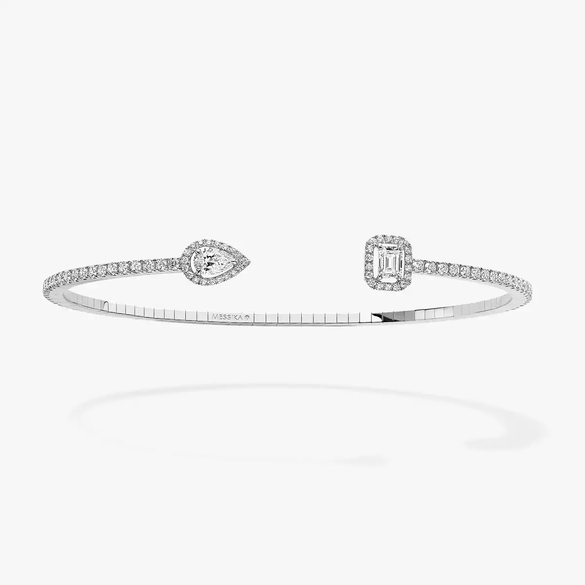 My Twin Skinny 0.15ct x2 -White Gold Diamond Bracelet