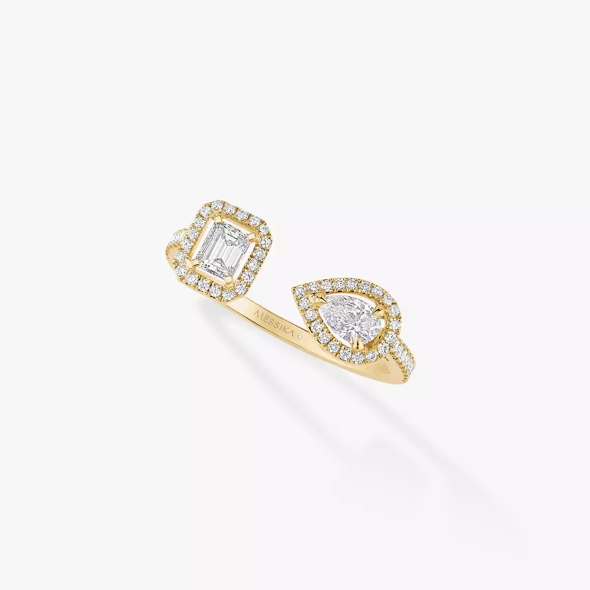 My Twin Toi & Moi 0.15ct x2 -Yellow Gold Diamond Ring
