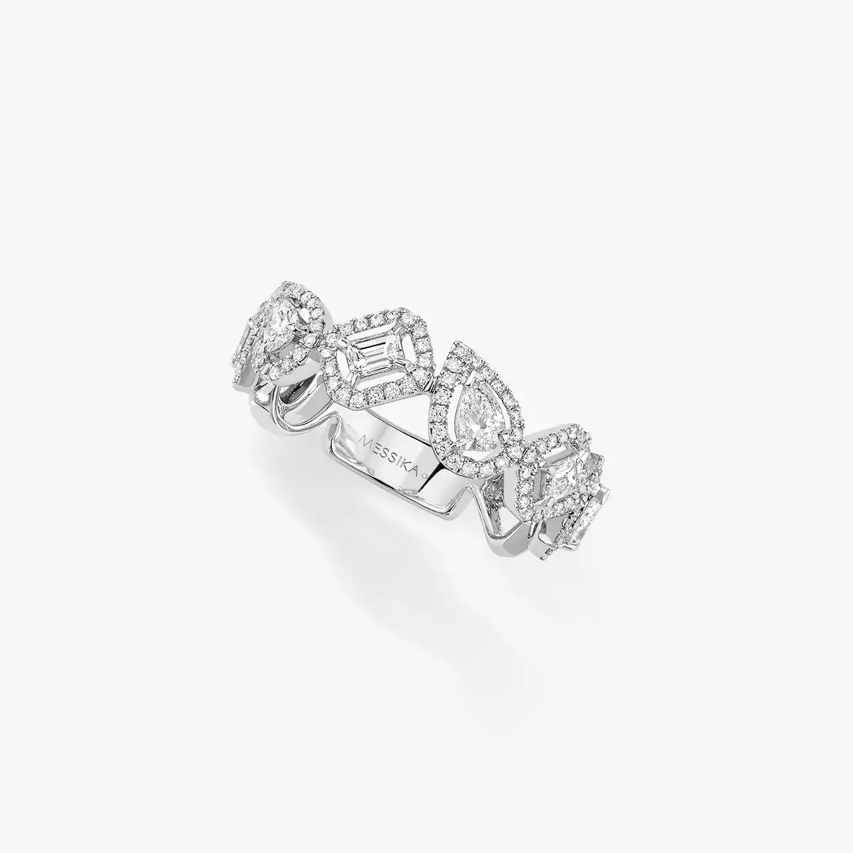 My Twin Wedding Ring -White Gold Diamond Ring
